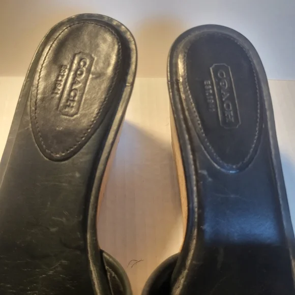 Vintage Coach Wedge‎ Heels Y2K, Floral Design, Women's Size 8.5 - Picture 4 of 12